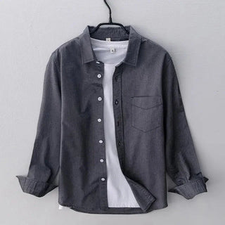 Chemise chic décontractée en coton doux