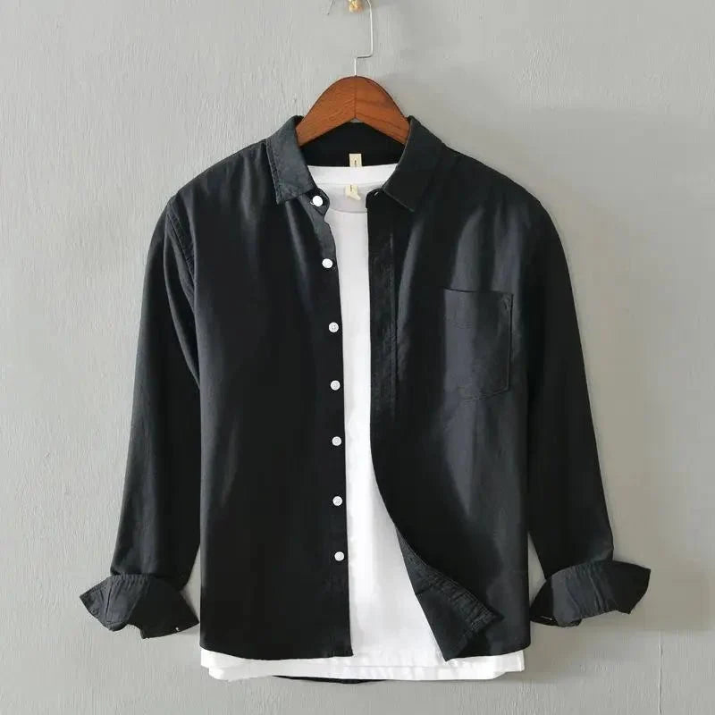 Chemise chic décontractée en coton doux