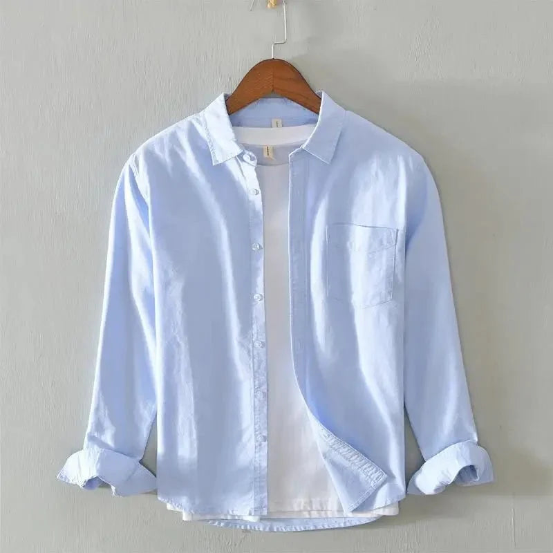 Chemise chic décontractée en coton doux