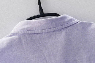 Chemise chic décontractée en coton doux