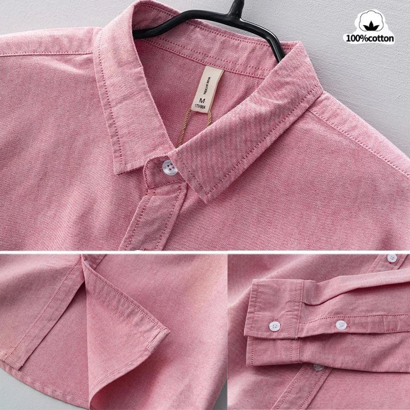 Chemise chic décontractée en coton doux