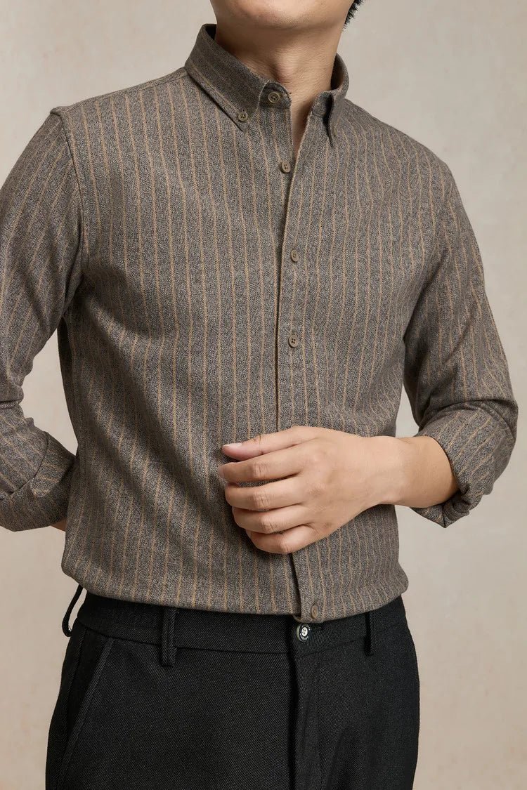 Chemise habillée rayée pour le bureau