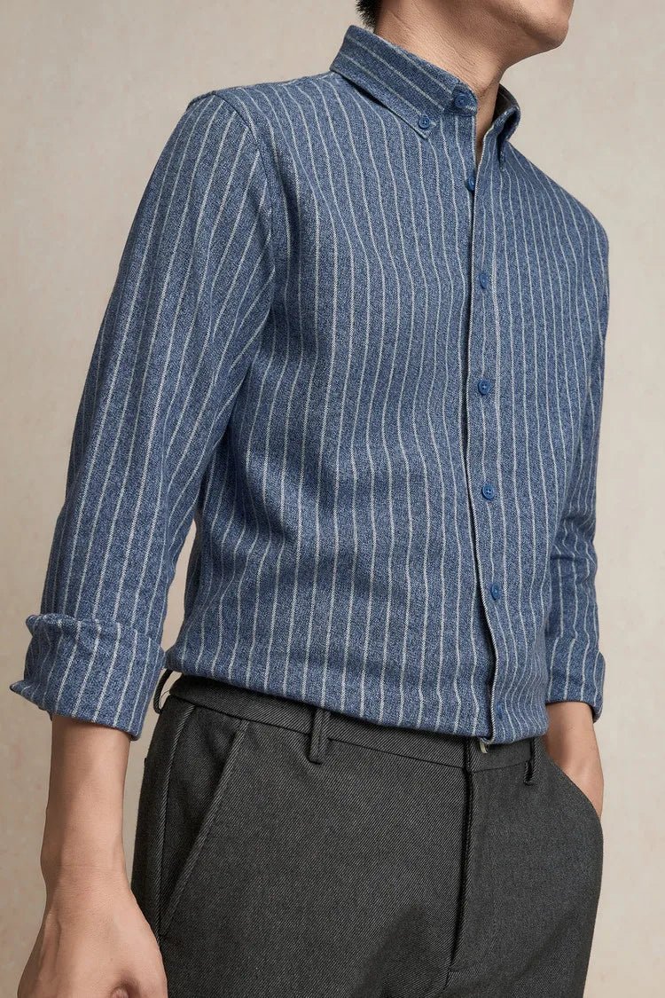 Chemise habillée rayée pour le bureau