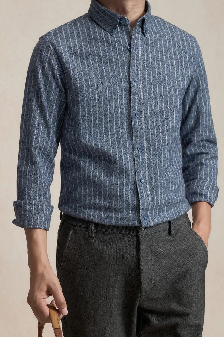 Chemise habillée rayée pour le bureau