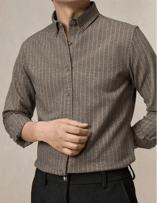 Chemise habillée rayée pour le bureau