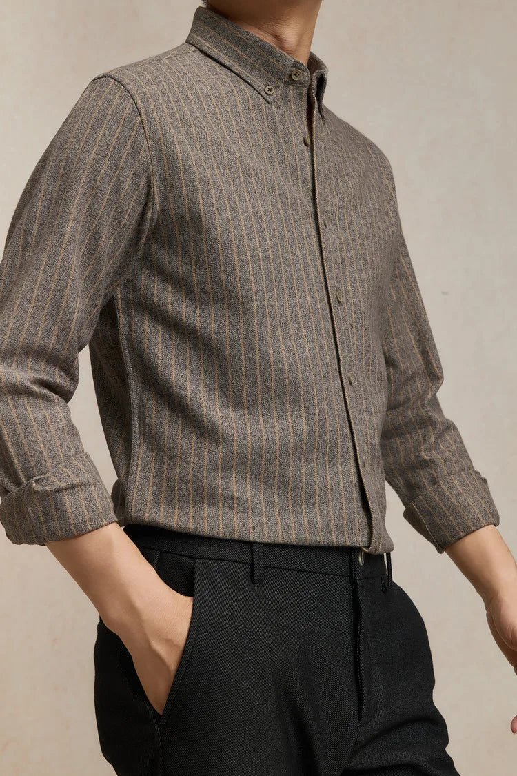 Chemise habillée rayée pour le bureau