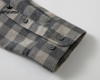 Chemise à carreaux en flanelle