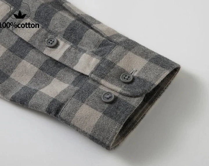 Chemise à carreaux en flanelle