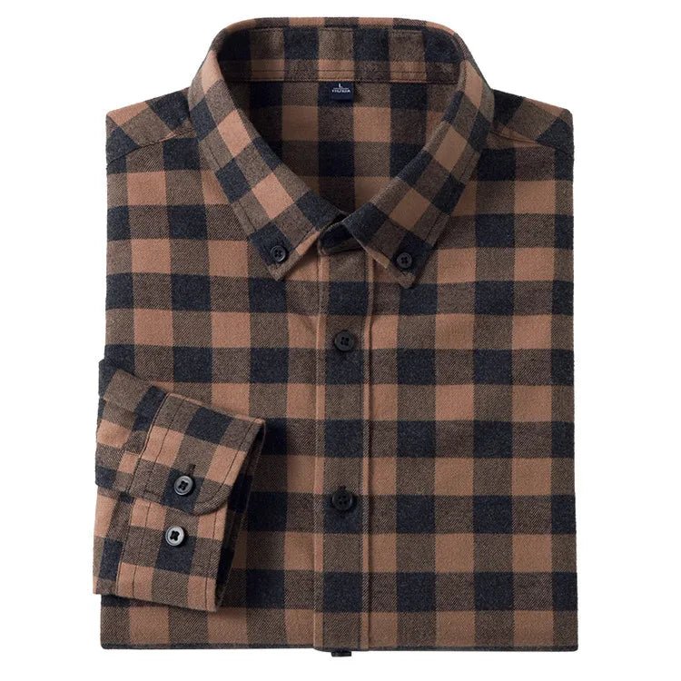 Chemise à carreaux en flanelle