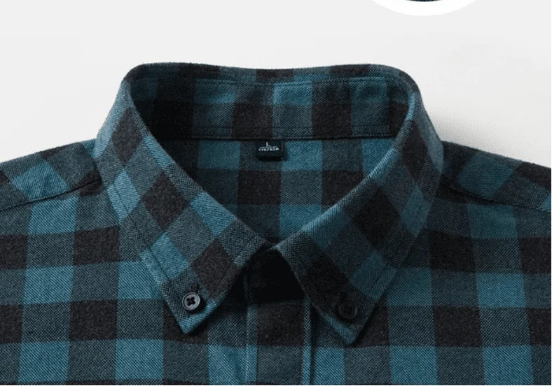 Chemise à carreaux en flanelle