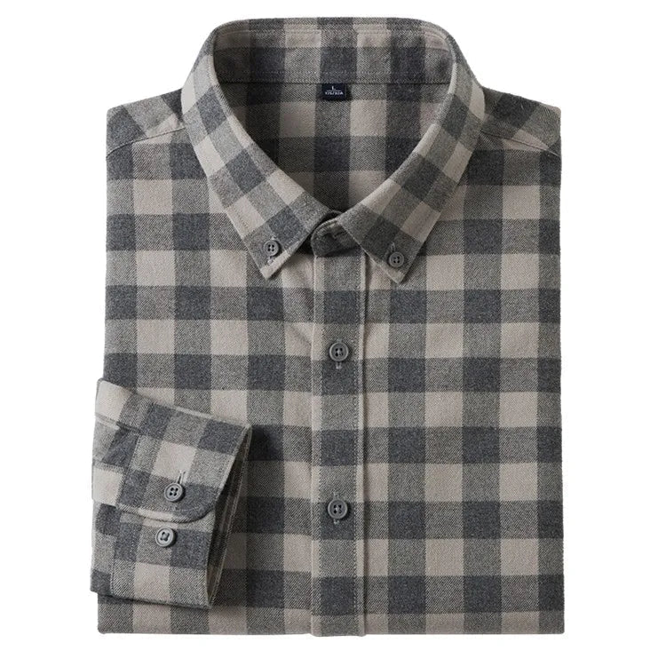 Chemise à carreaux en flanelle