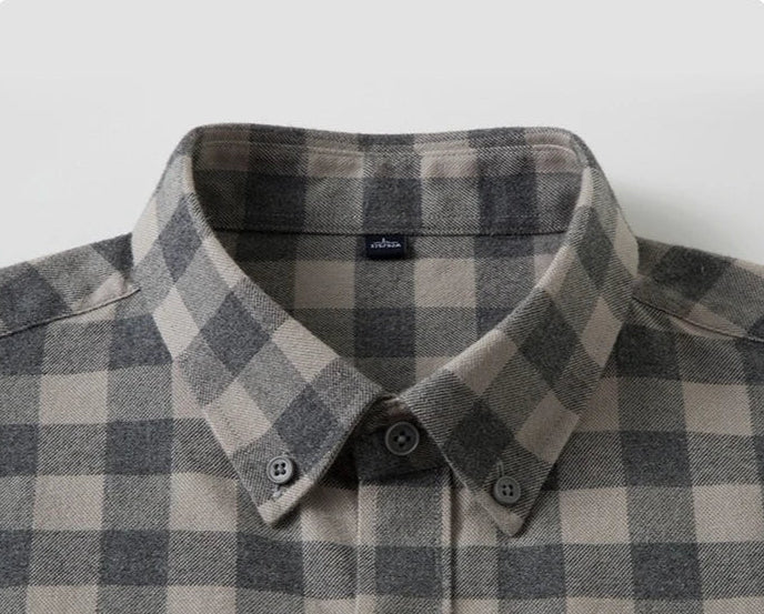 Chemise à carreaux en flanelle