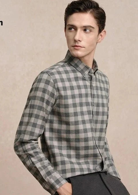 Chemise à carreaux en flanelle