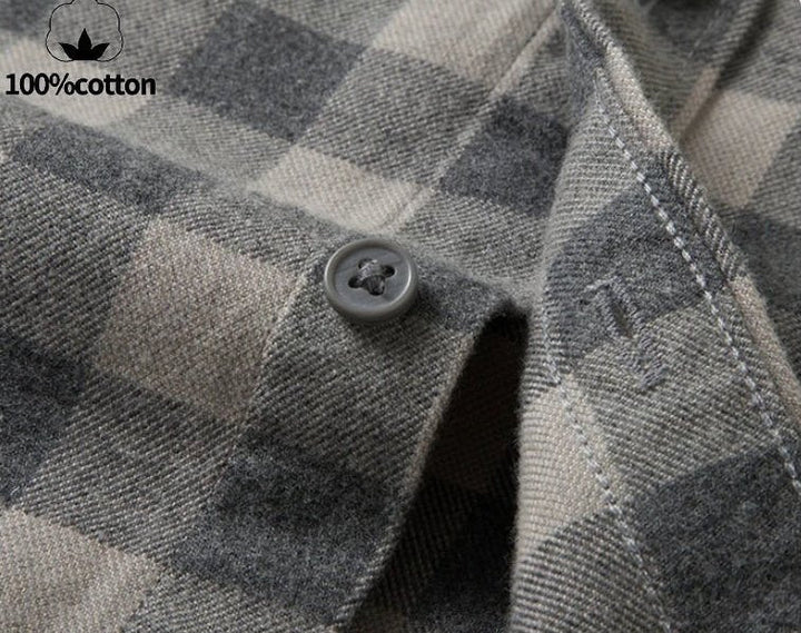 Chemise à carreaux en flanelle