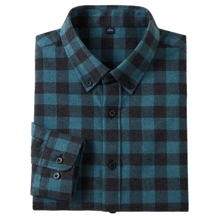 Chemise à carreaux en flanelle