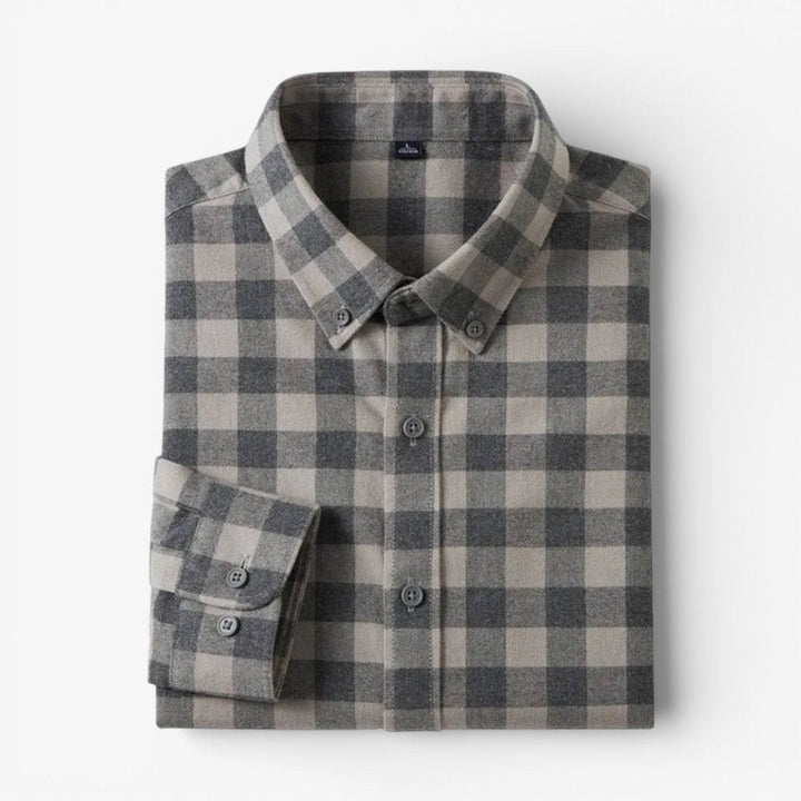 Chemise à carreaux en flanelle