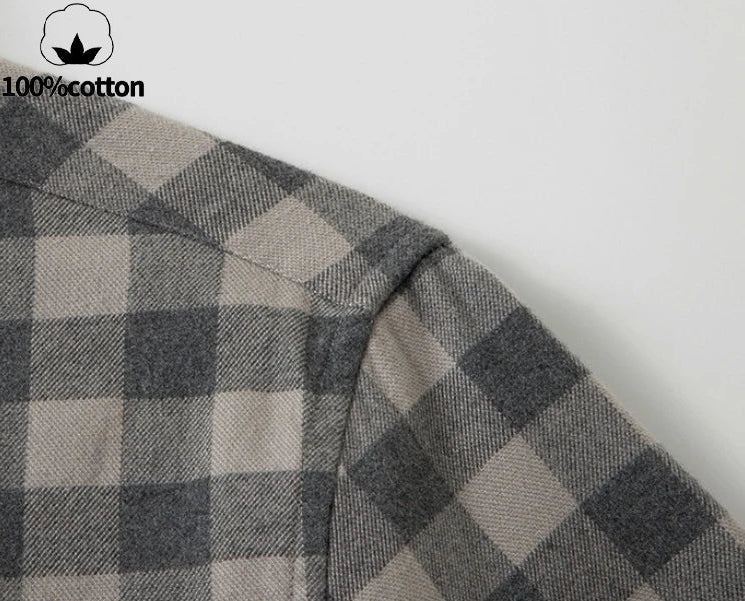 Chemise à carreaux en flanelle