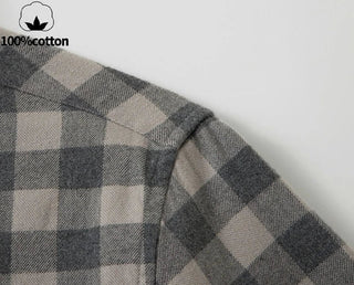 Chemise à carreaux en flanelle
