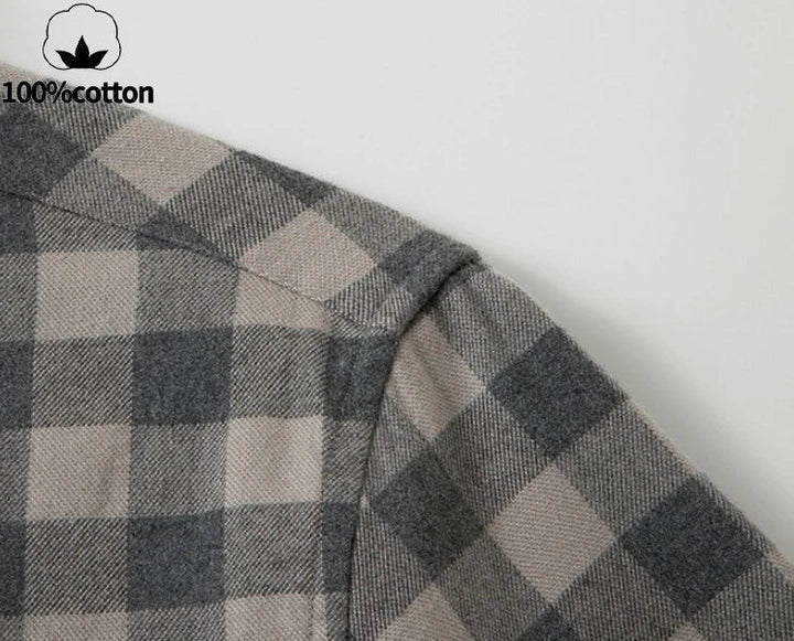 Chemise à carreaux en flanelle