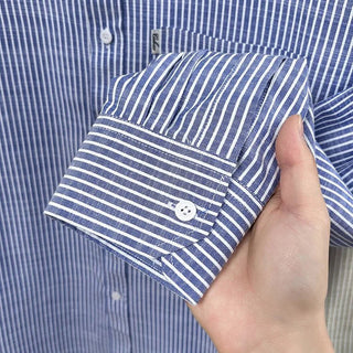 Chemise rayée en lin