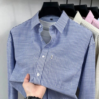 Chemise rayée en lin