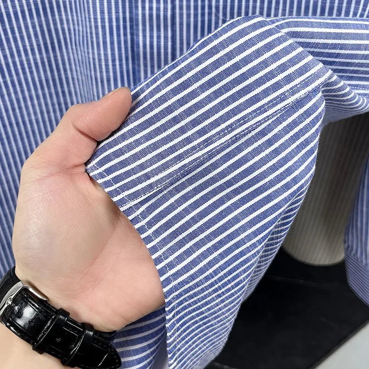 Chemise rayée en lin