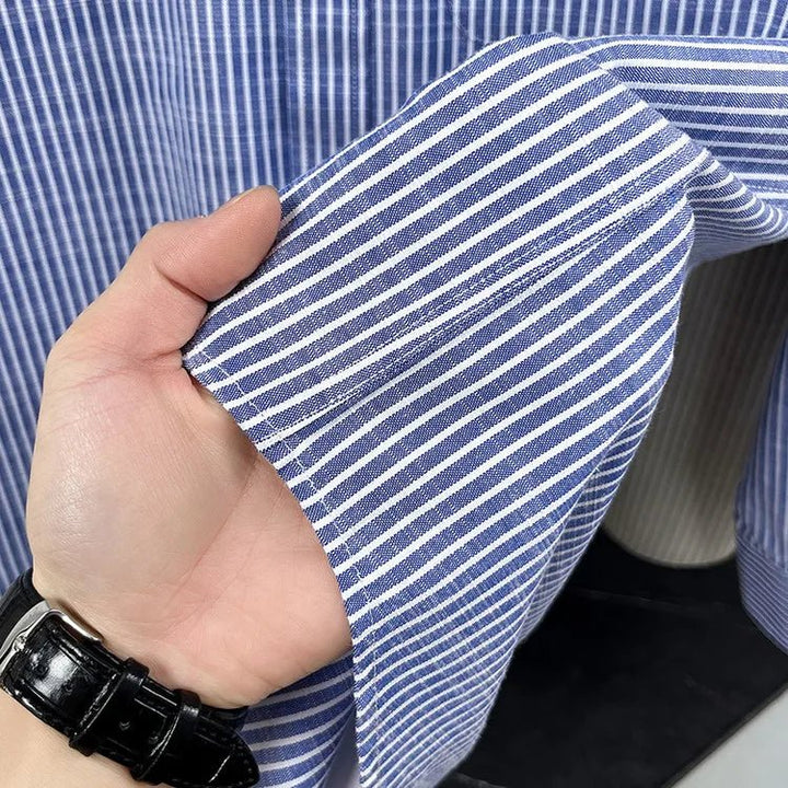 Chemise rayée en lin