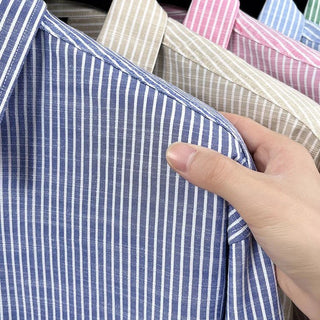 Chemise rayée en lin