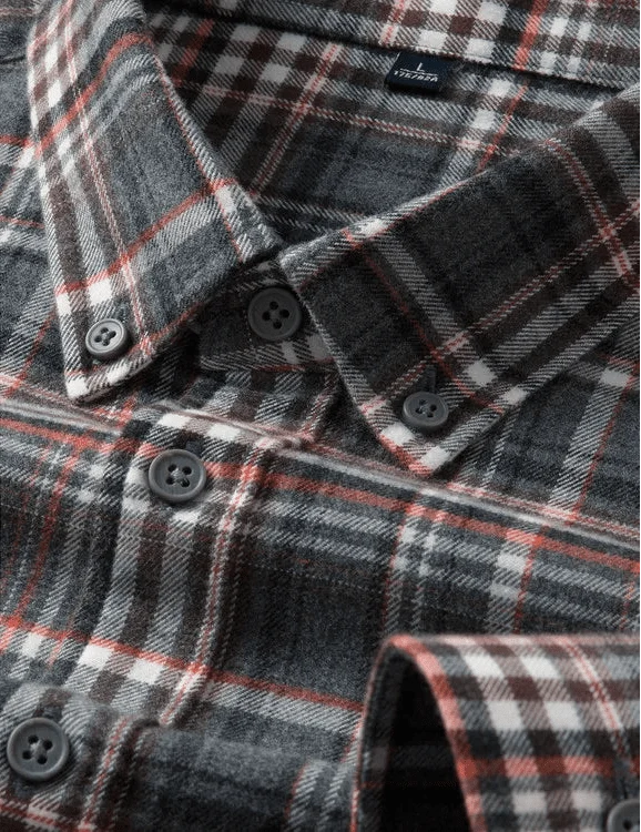 Chemise premium en flanelle brossée