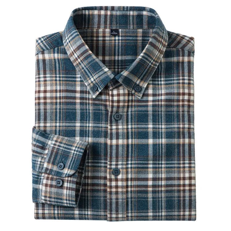 Chemise premium en flanelle brossée
