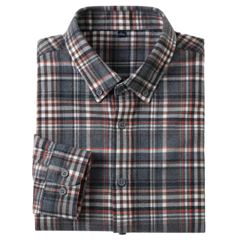 Chemise premium en flanelle brossée