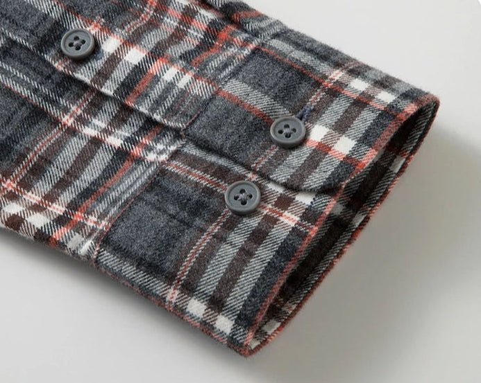 Chemise premium en flanelle brossée