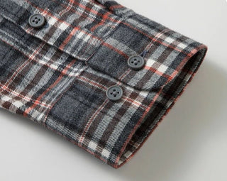 Chemise premium en flanelle brossée