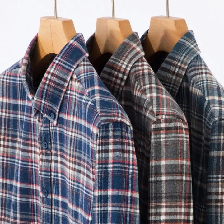 Chemise premium en flanelle brossée