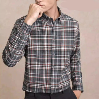 Chemise premium en flanelle brossée