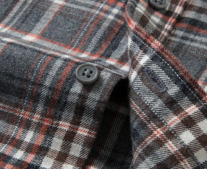 Chemise premium en flanelle brossée