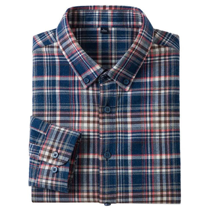 Chemise premium en flanelle brossée