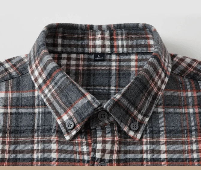 Chemise premium en flanelle brossée
