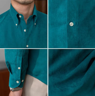 Chemise business slim fit en polyester
