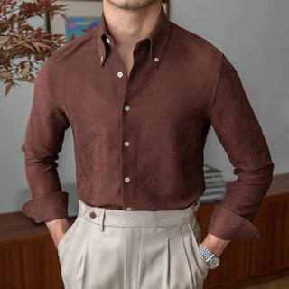 Chemise business slim fit en polyester