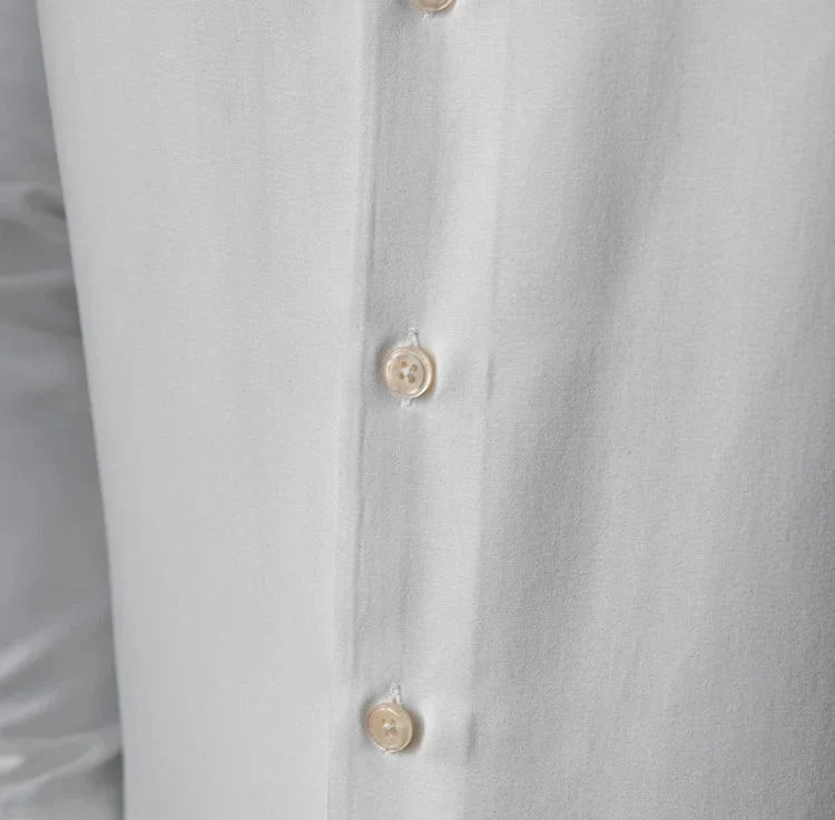 Chemise business slim fit en polyester