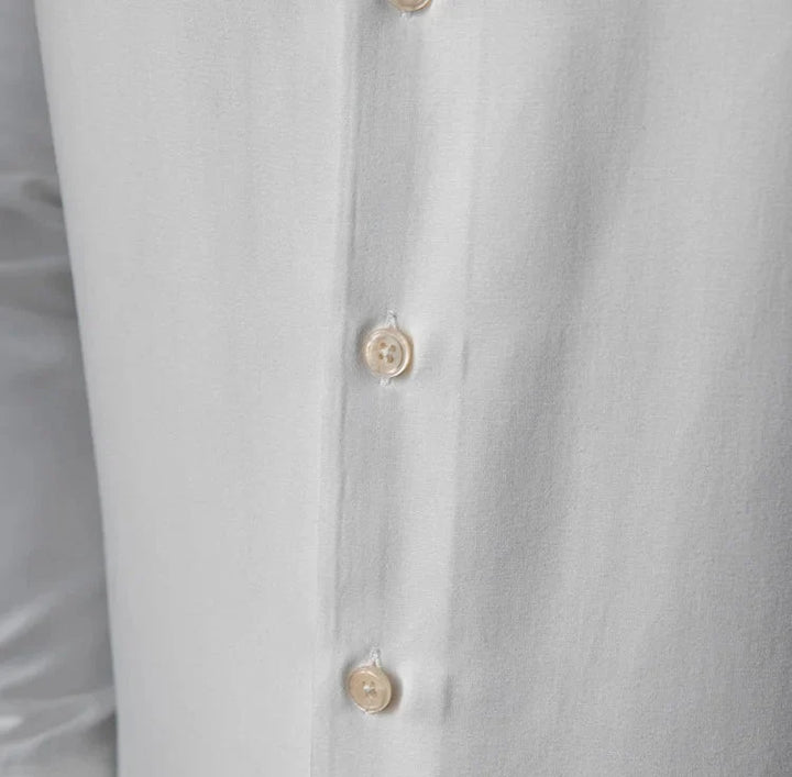 Chemise business slim fit en polyester