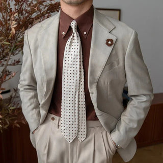 Chemise business slim fit en polyester