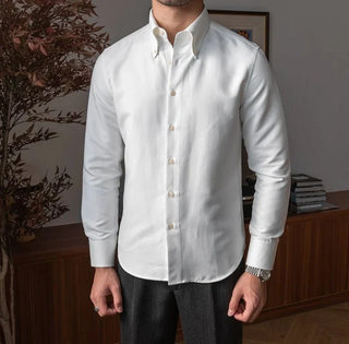 Chemise business slim fit en polyester