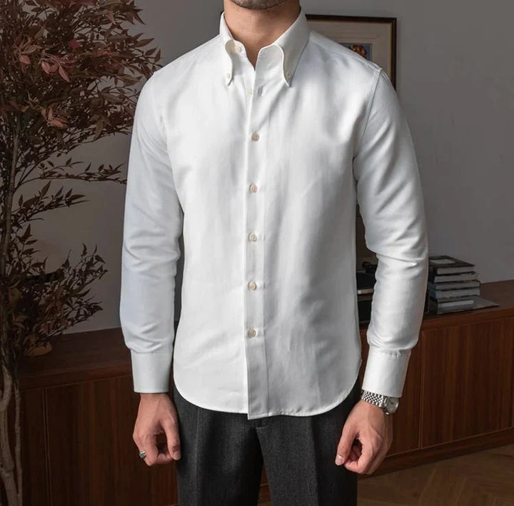 Chemise business slim fit en polyester
