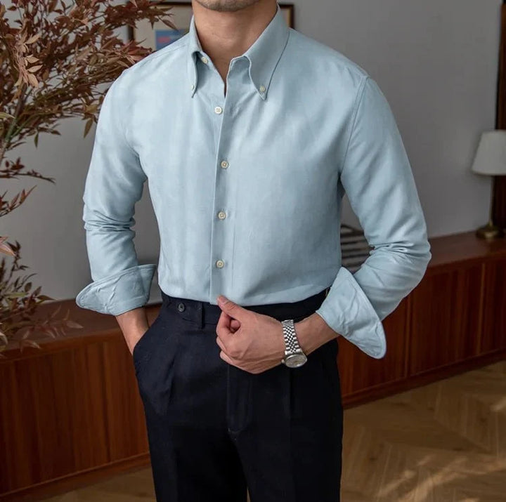 Chemise business slim fit en polyester