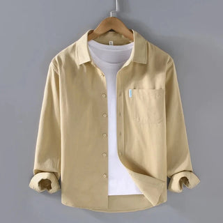 Chemise boutonnée en coton coupe ample
