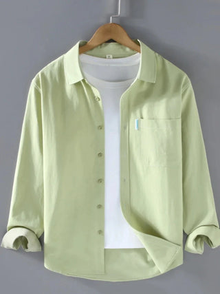 Chemise boutonnée en coton coupe ample