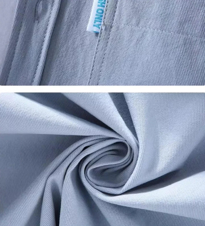 Chemise boutonnée en coton coupe ample