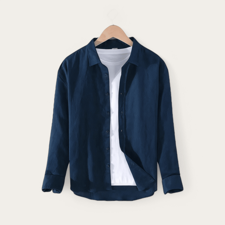 Chemise streetwear à col montant